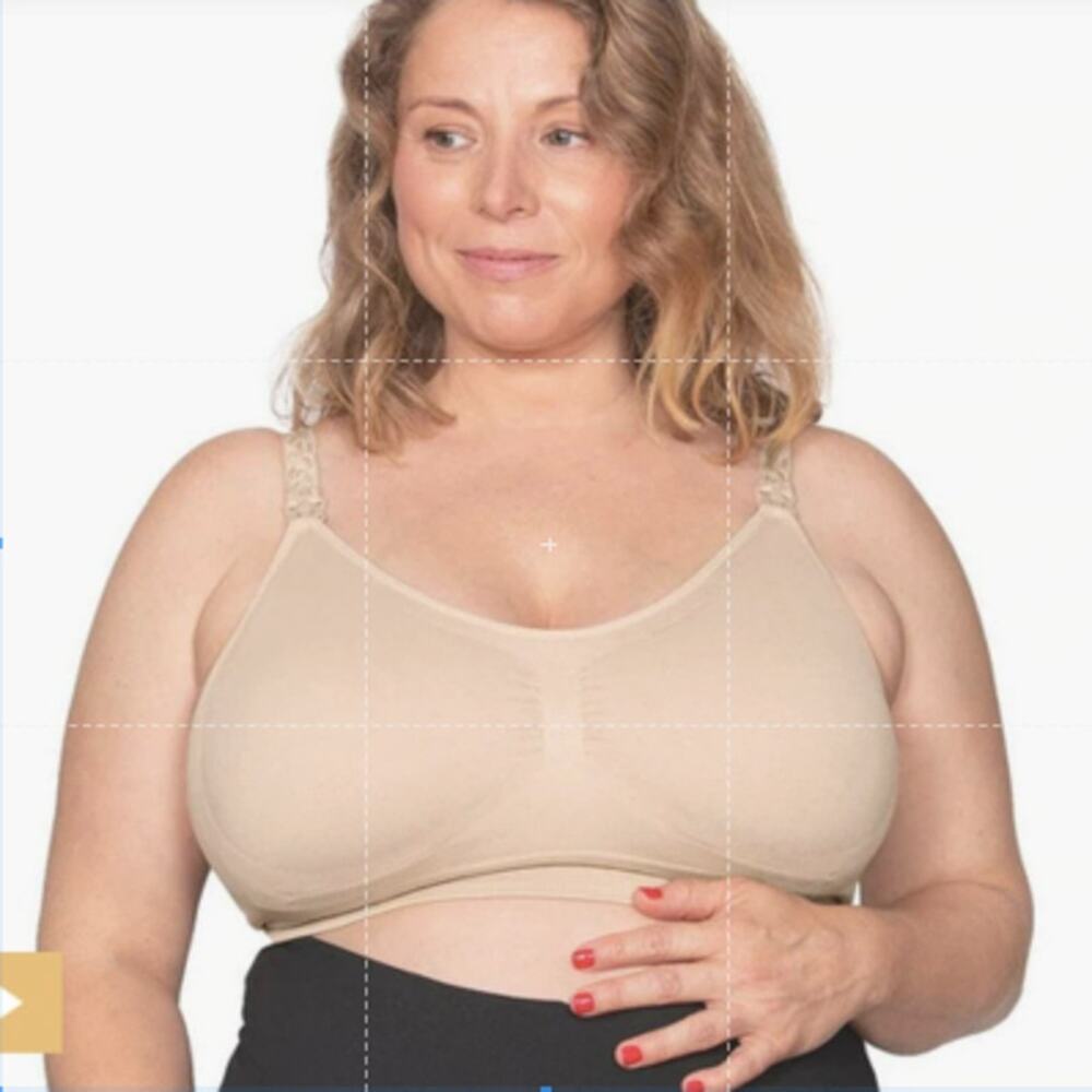 Kindred Bravely Simply Sublime Nude/Beige Nursing Bra Size Small